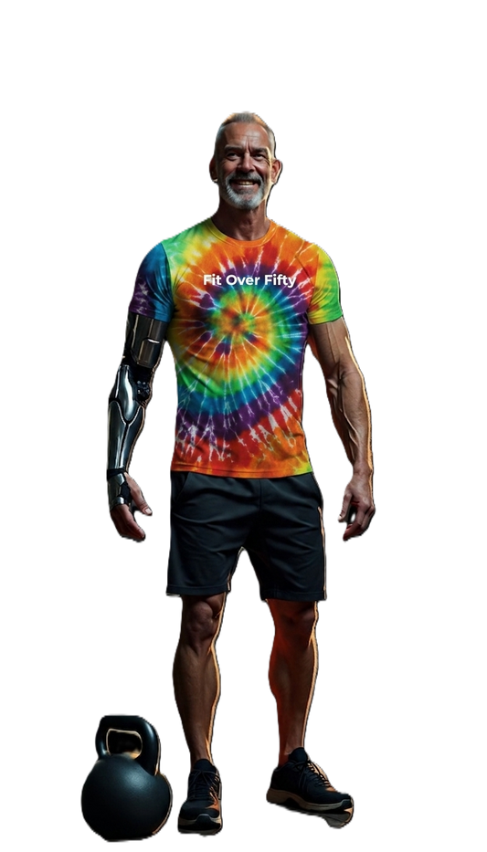 TieDye Cyborg Gramps
