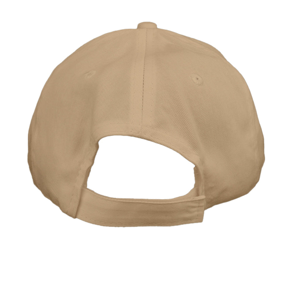 Khaki hat with 'University of South Vietnam' embroidery - back view