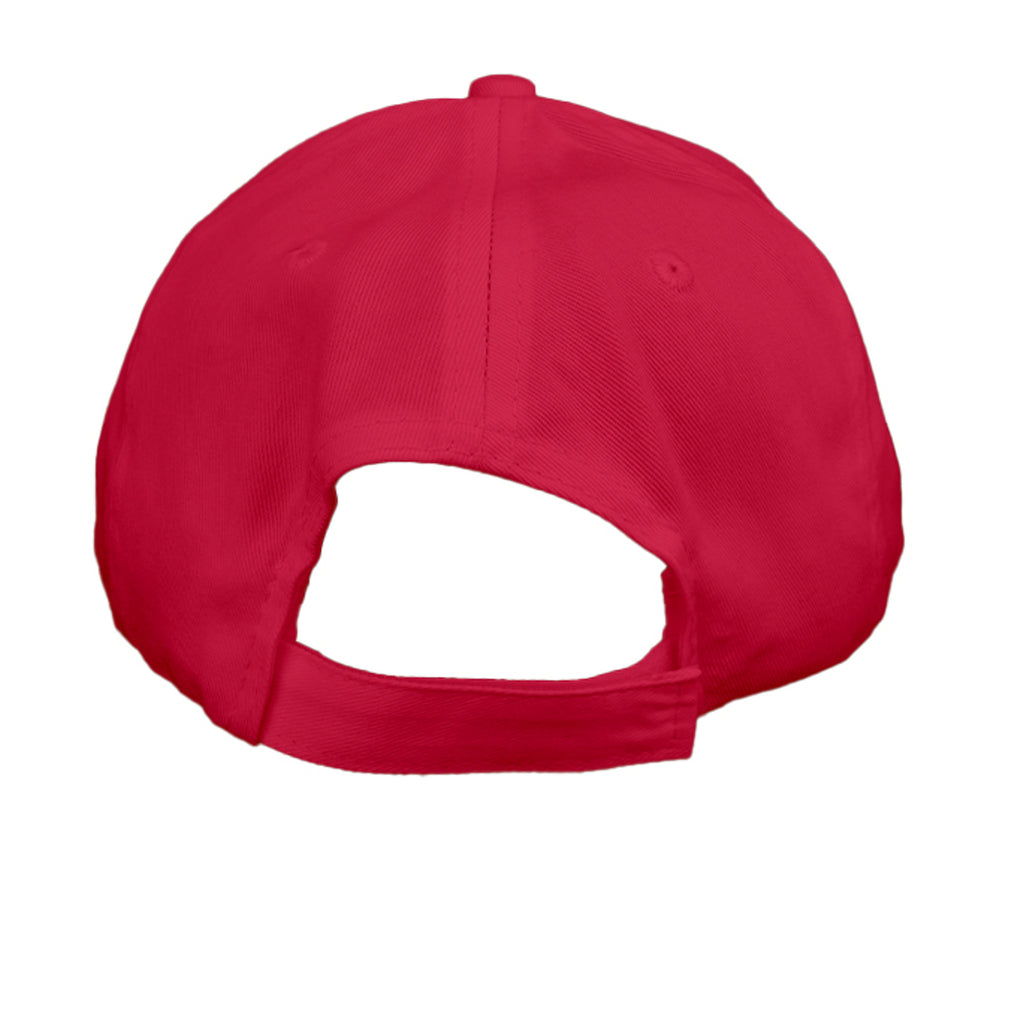 Red hat with 'University of South Vietnam' embroidery - back view