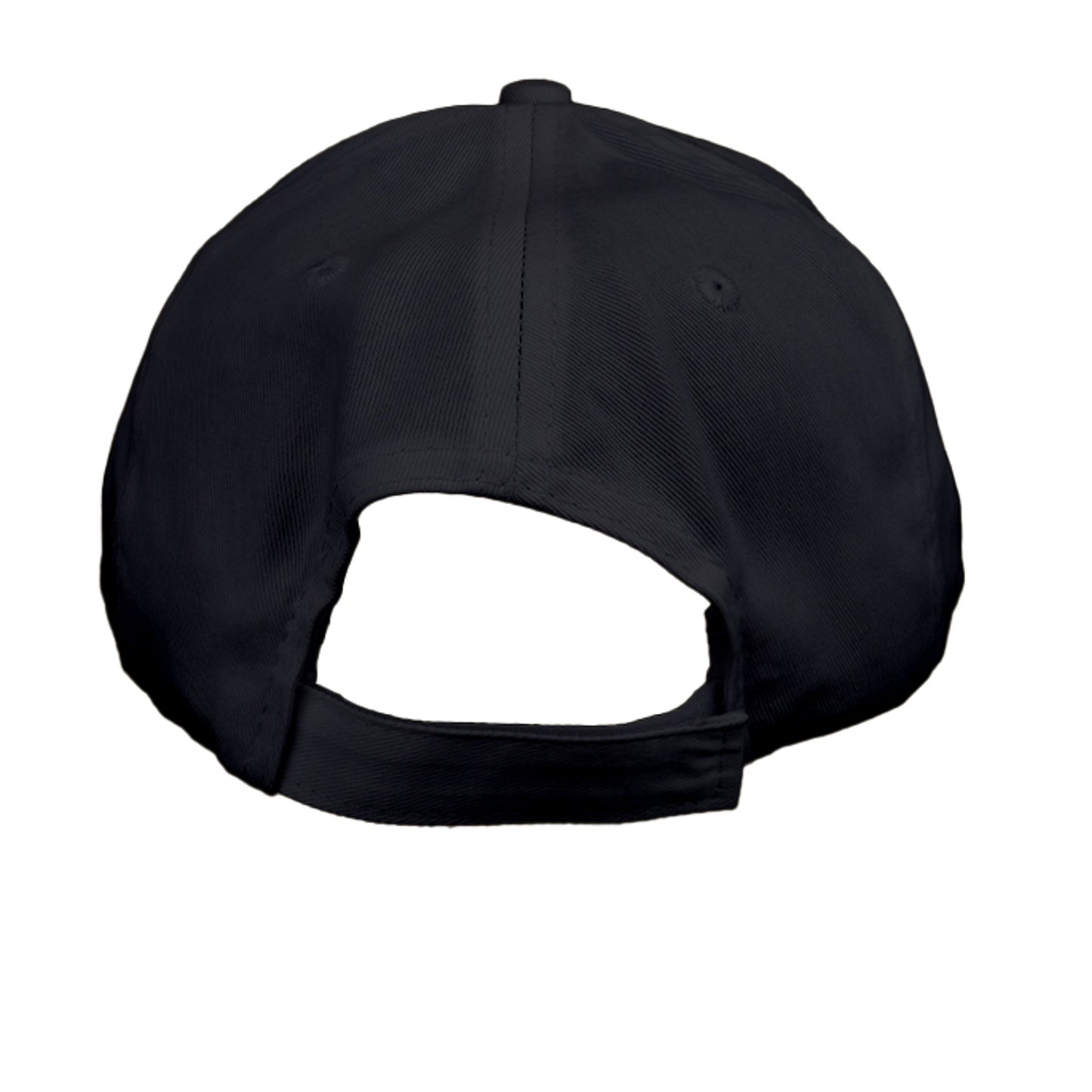 Black hat with 'University of South Vietnam' embroidery - back view